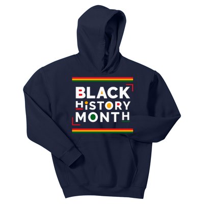 Black History Month Simple Logo Kids Hoodie