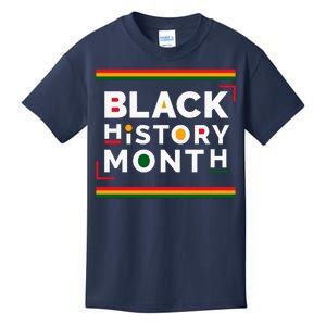 Black History Month Simple Logo Kids T-Shirt