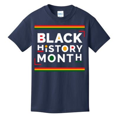 Black History Month Simple Logo Kids T-Shirt