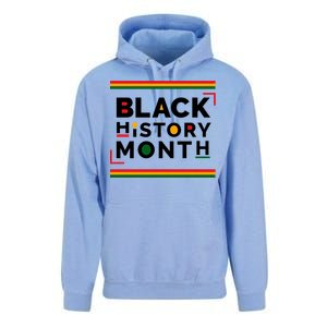 Black History Month Simple Logo Unisex Surf Hoodie