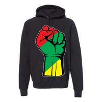 Black History Oppression Fist Premium Hoodie