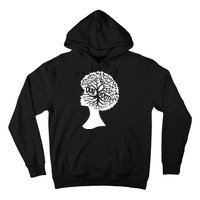 Black History Our Roots Woman Profile Hoodie