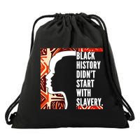 Black History Quote Drawstring Bag