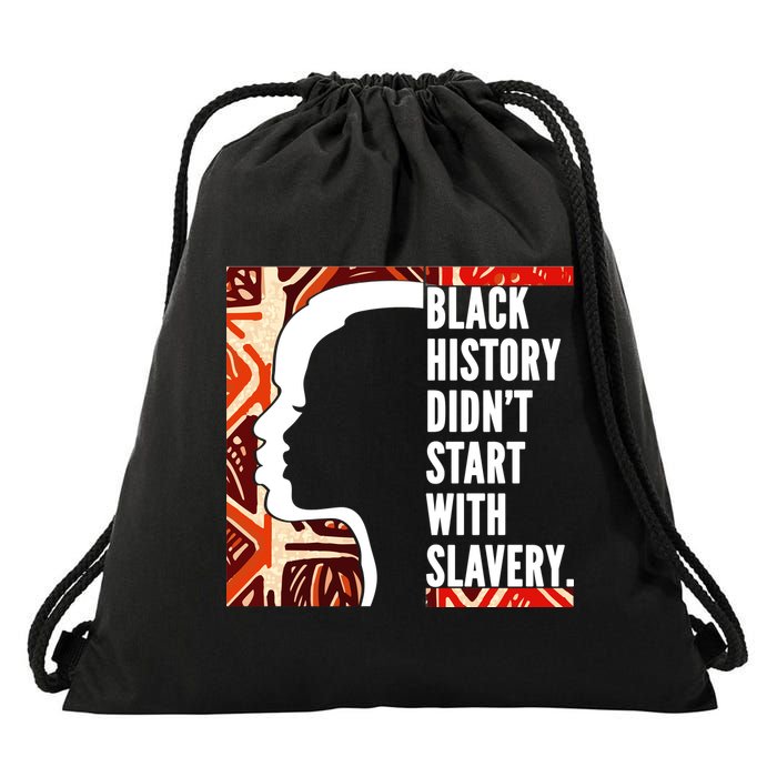Black History Quote Drawstring Bag
