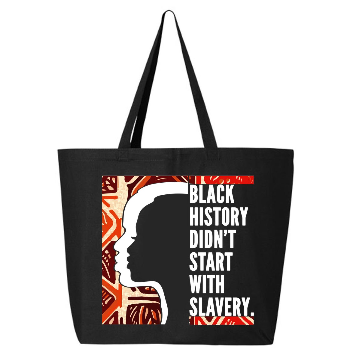 Black History Quote 25L Jumbo Tote