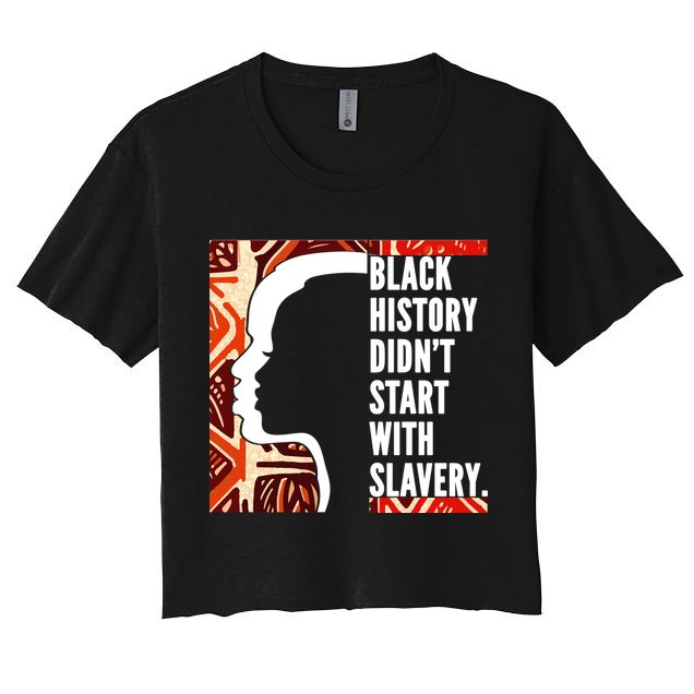 Black History Quote Crop Top