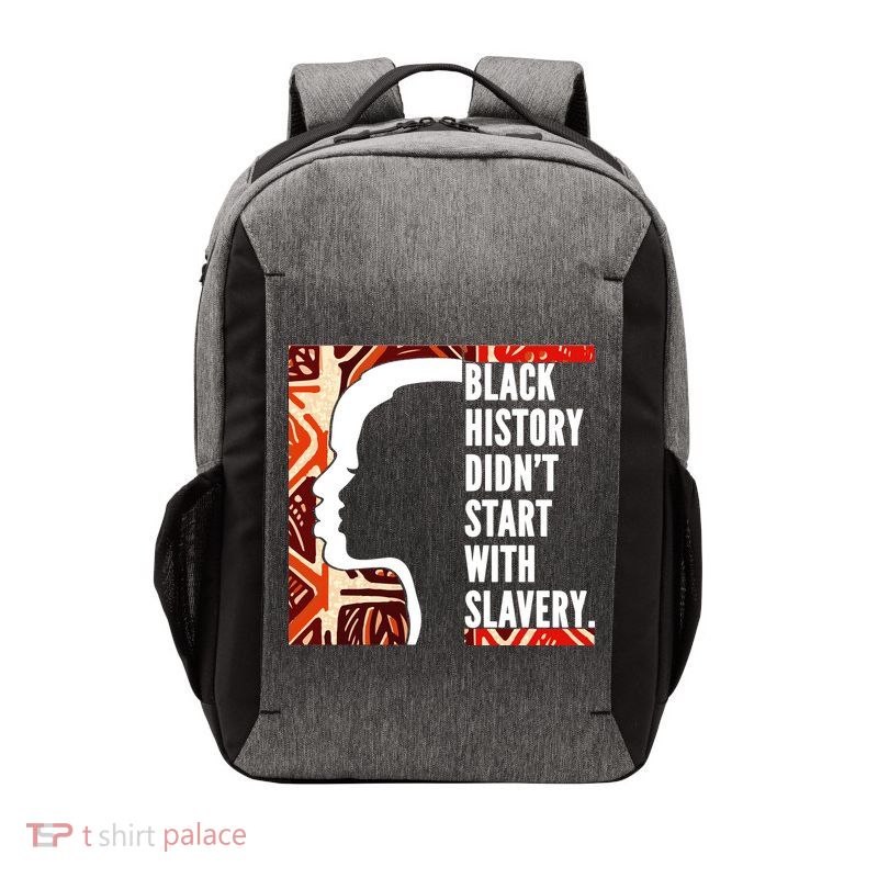 Black History Quote Vector Backpack