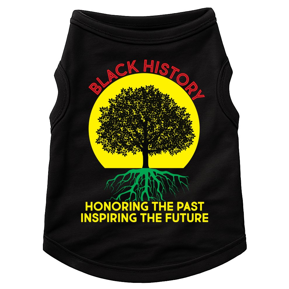 Black History Roots Past and Future Doggie Tank