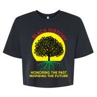 Black History Roots Past and Future Bella+Canvas Jersey Crop Tee