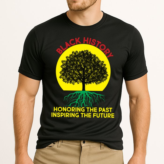 Black History Roots Past and Future Cooling Performance Crew T-Shirt