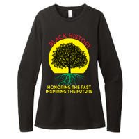 Black History Roots Past and Future Womens CVC Long Sleeve Shirt