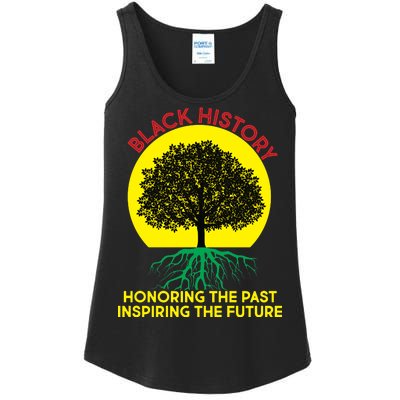 Black History Roots Past and Future Ladies Essential Tank