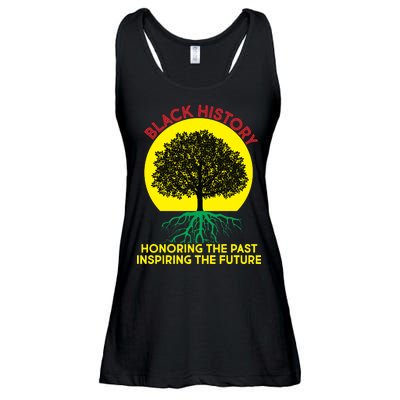 Black History Roots Past and Future Ladies Essential Flowy Tank