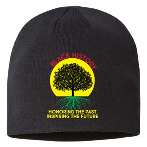 Black History Roots Past and Future Sustainable Beanie