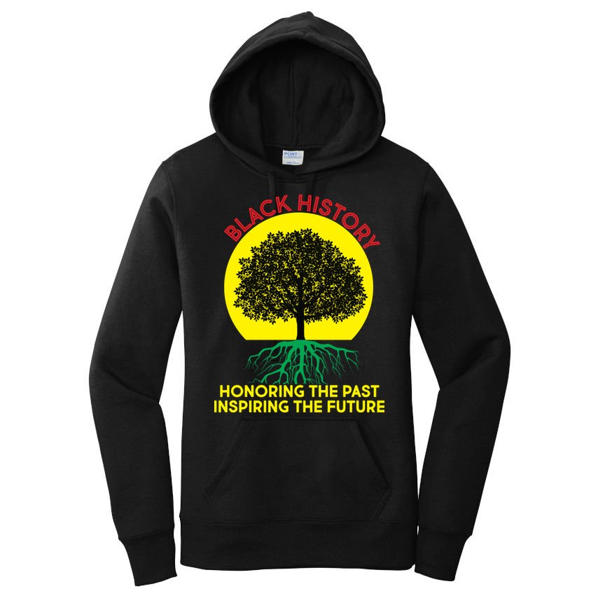 Black History Roots Past and Future Women's Pullover Hoodie