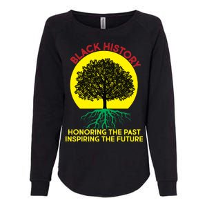 Black History Roots Past and Future Womens California Wash Sweatshirt