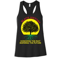 Black History Roots Past and Future Women's Racerback Tank