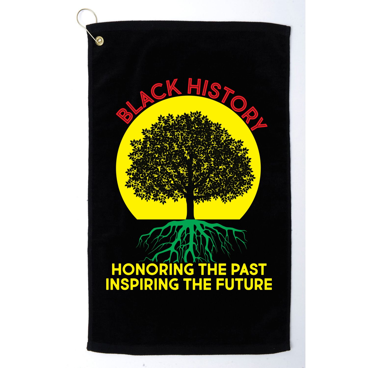 Black History Roots Past and Future Golf Towel