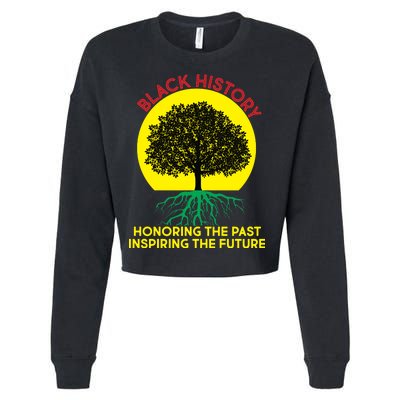 Black History Roots Past and Future Cropped Pullover Crew