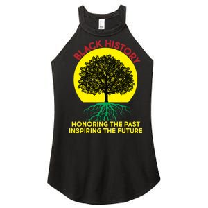 Black History Roots Past and Future Women's Perfect Tri Rocker Tank