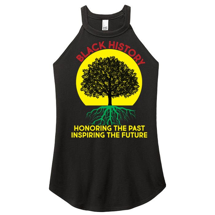 Black History Roots Past and Future Women's Perfect Tri Rocker Tank