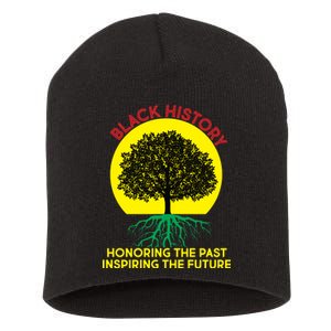 Black History Roots Past and Future Short Acrylic Beanie