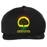Black History Roots Past and Future Wool Snapback Cap