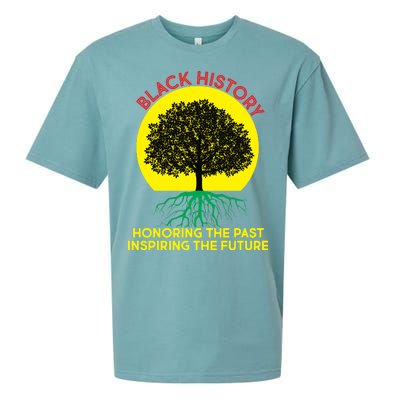 Black History Roots Past and Future Sueded Cloud Jersey T-Shirt