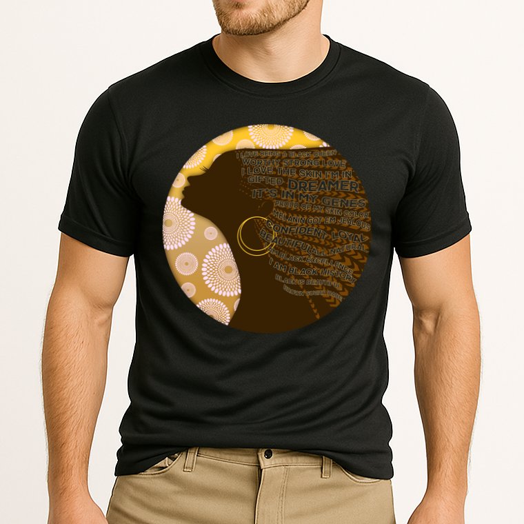 Black History Woman Inspiring Words Of Art Cooling Performance Crew T-Shirt