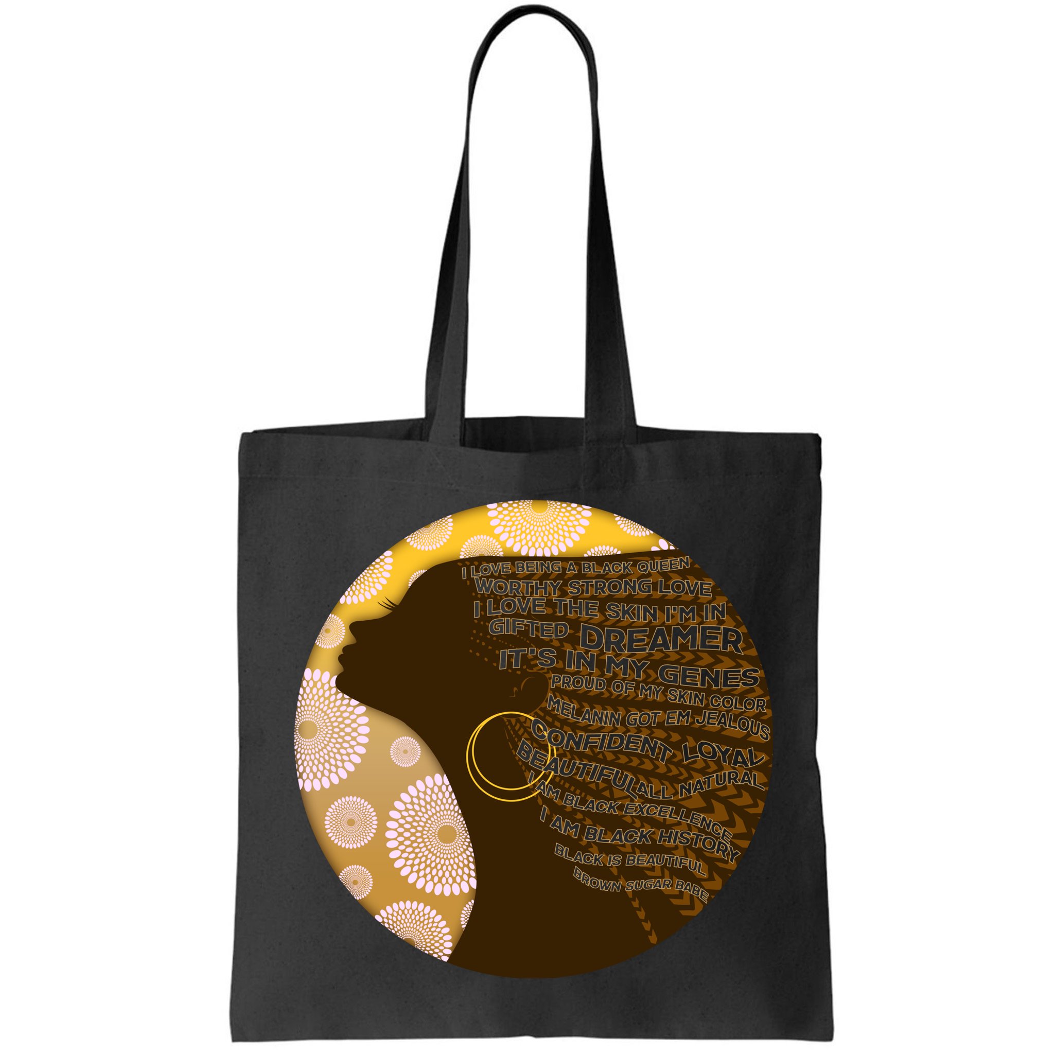 Black History Woman Inspiring Words Of Art Bag