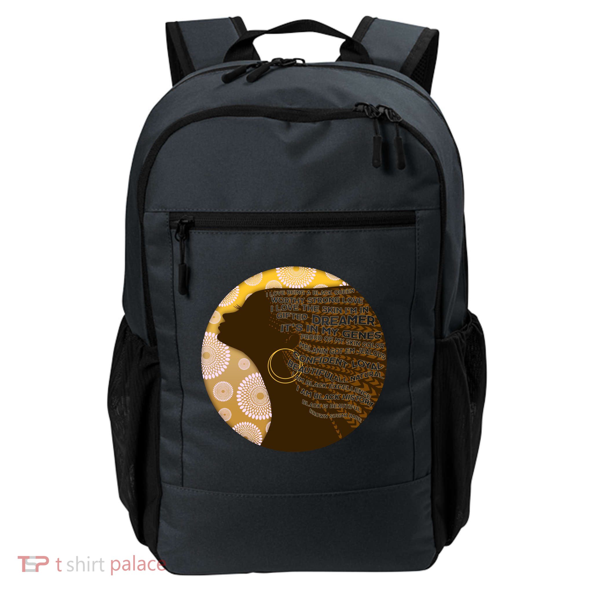 Black History Woman Inspiring Words Of Art Daily Commute Backpack