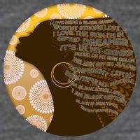Black History Woman Inspiring Words Of Art Button