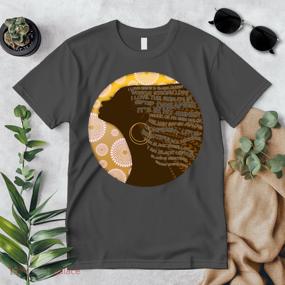 Black History Woman Inspiring Words Of Art Premium T-Shirt