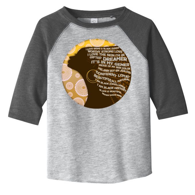 Black History Woman Inspiring Words Of Art Toddler Fine Jersey T-Shirt