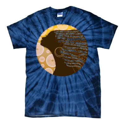 Black History Woman Inspiring Words Of Art Tie-Dye T-Shirt