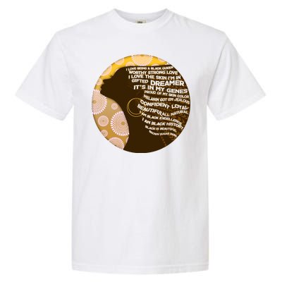 Black History Woman Inspiring Words Of Art Garment-Dyed Heavyweight T-Shirt