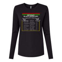 Black Inventors Black History Month Womens Cotton Relaxed Long Sleeve T-Shirt