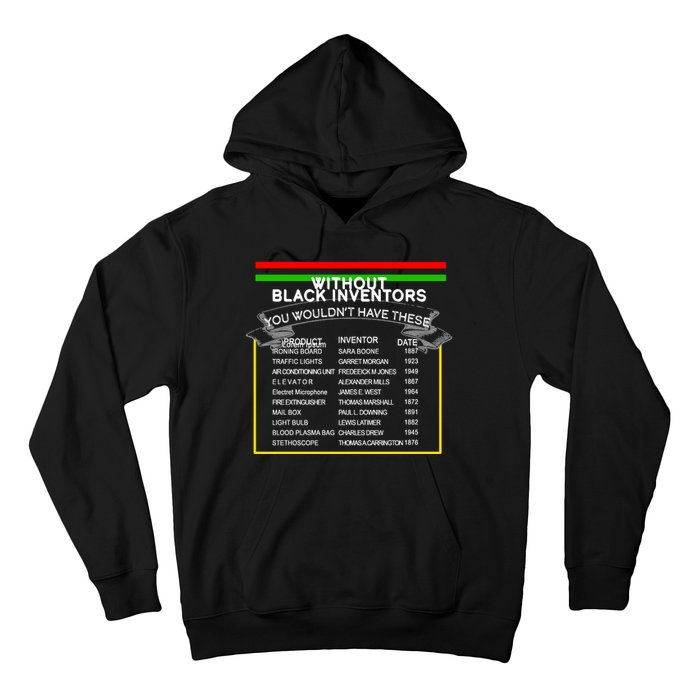 Black Inventors Black History Month Hoodie