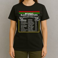 Black Inventors Black History Month T-Shirt