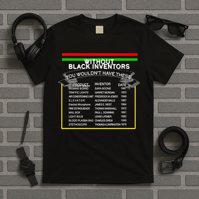 Black Inventors Black History Month T-Shirt