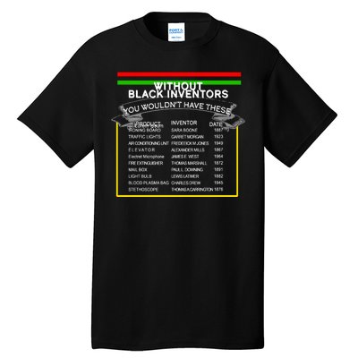 Black Inventors Black History Month Tall T-Shirt