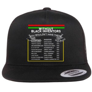 Black Inventors Black History Month Flat Bill Trucker Hat