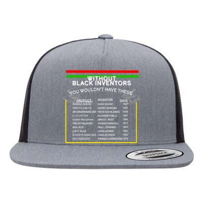 Black Inventors Black History Month Flat Bill Trucker Hat