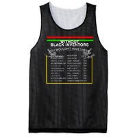 Black Inventors Black History Month Mesh Reversible Basketball Jersey Tank