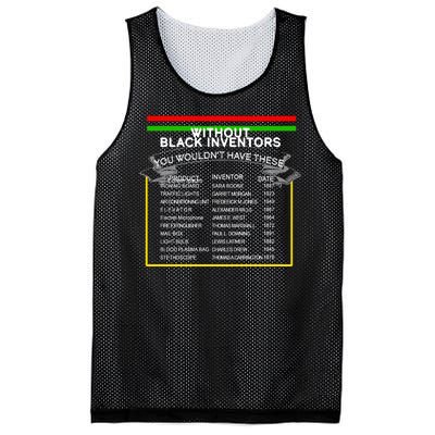 Black Inventors Black History Month Mesh Reversible Basketball Jersey Tank