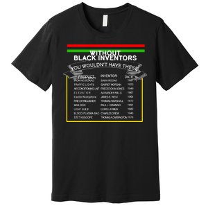 Black Inventors Black History Month Premium T-Shirt