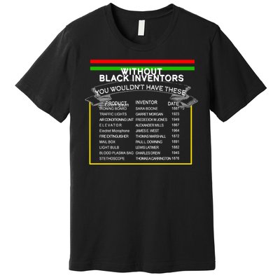 Black Inventors Black History Month Premium T-Shirt