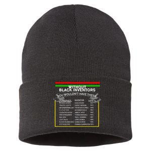 Black Inventors Black History Month Sustainable Knit Beanie