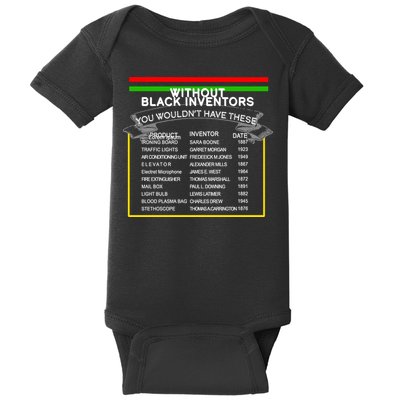 Black Inventors Black History Month Baby Bodysuit