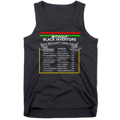 Black Inventors Black History Month Tank Top